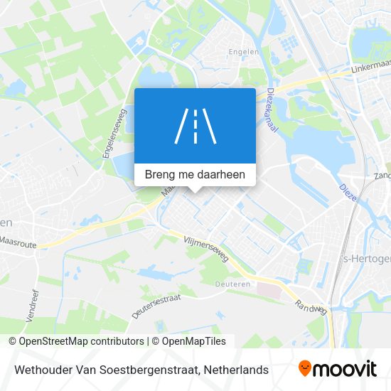 Wethouder Van Soestbergenstraat kaart