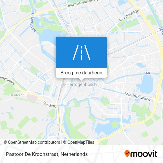 Pastoor De Kroonstraat kaart