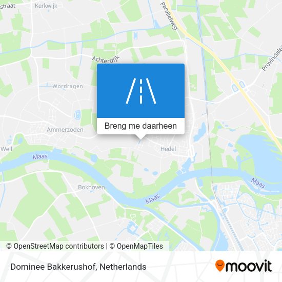 Dominee Bakkerushof kaart