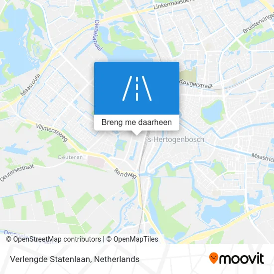 Verlengde Statenlaan kaart