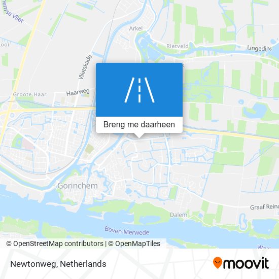 Newtonweg kaart