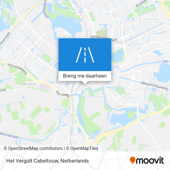 Het Vergult Cabeltouw kaart
