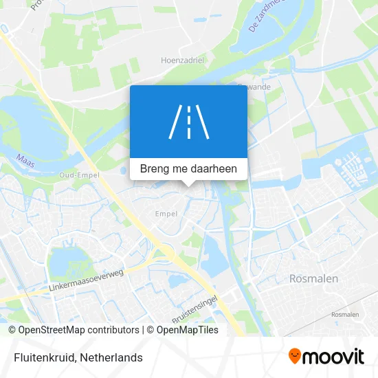 Fluitenkruid kaart