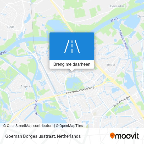 Goeman Borgesiusstraat kaart