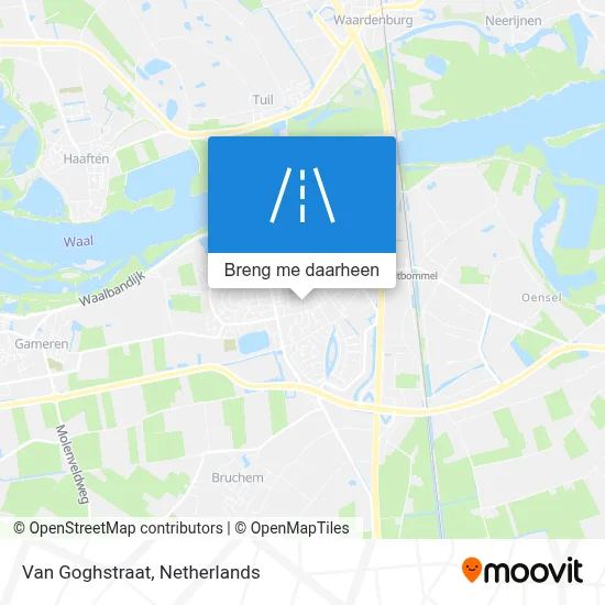 Van Goghstraat kaart