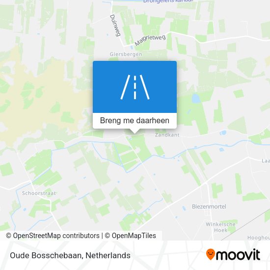 Oude Bosschebaan kaart