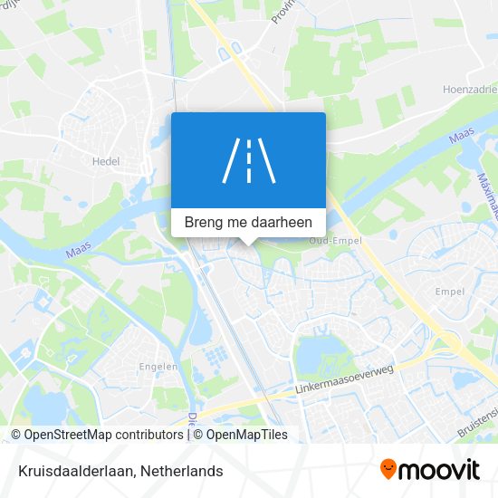 Kruisdaalderlaan kaart