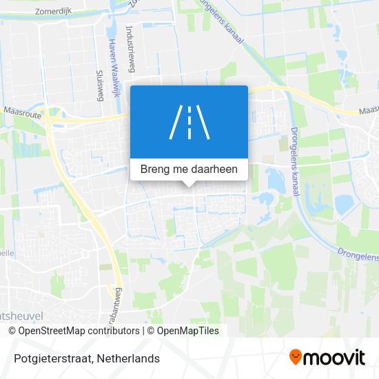 Potgieterstraat kaart