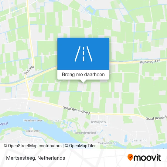 Mertsesteeg kaart