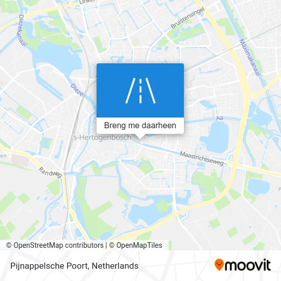 Pijnappelsche Poort kaart