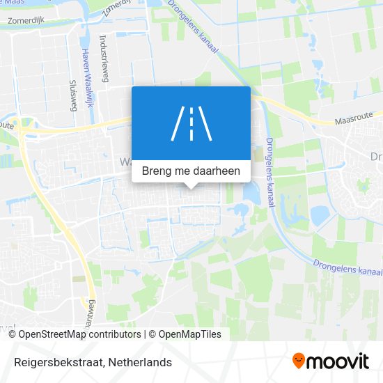 Reigersbekstraat kaart