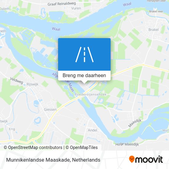 Munnikenlandse Maaskade kaart
