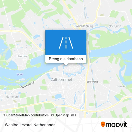 Waalboulevard kaart