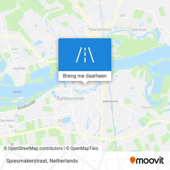 Spiesmakerstraat kaart