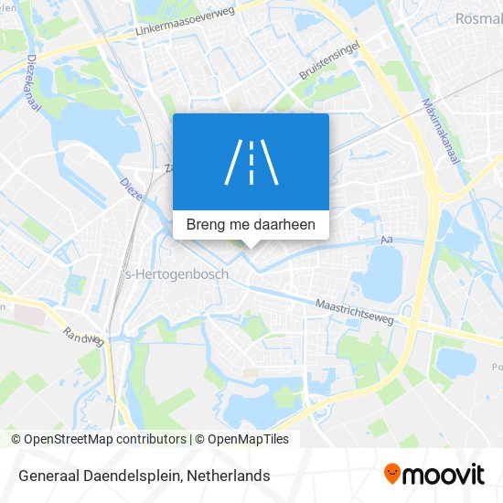 Generaal Daendelsplein kaart