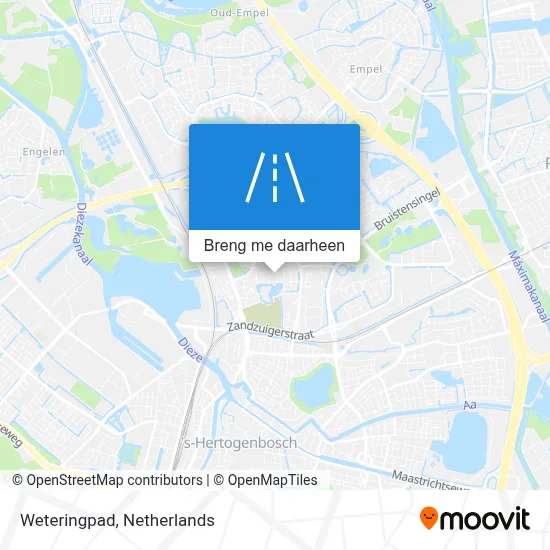 Weteringpad kaart