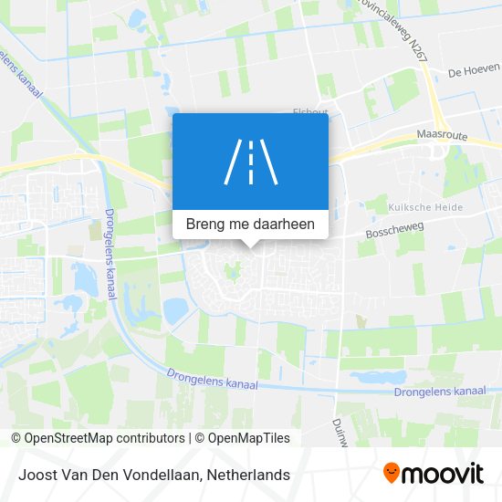 Joost Van Den Vondellaan kaart