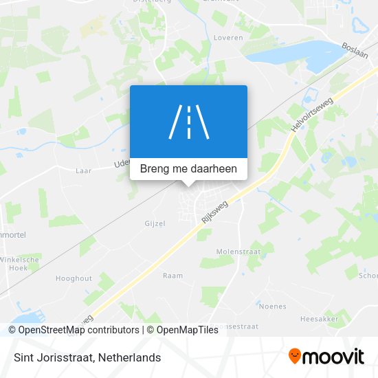 Sint Jorisstraat kaart