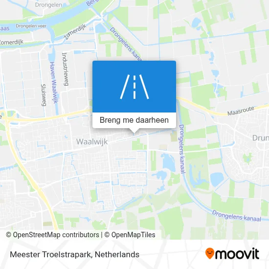 Meester Troelstrapark kaart