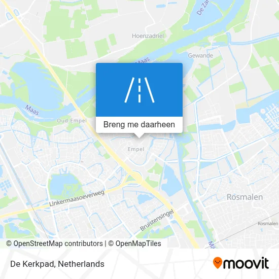De Kerkpad kaart
