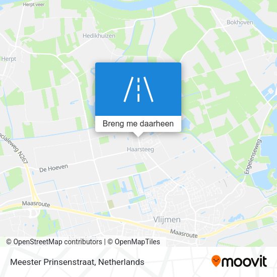 Meester Prinsenstraat kaart