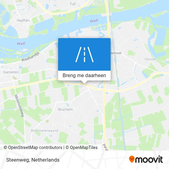 Steenweg kaart