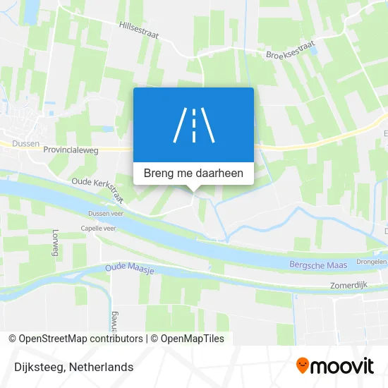 Dijksteeg kaart