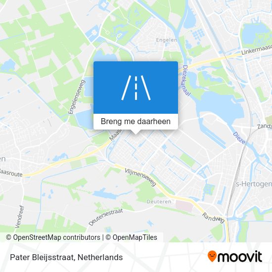 Pater Bleijsstraat kaart