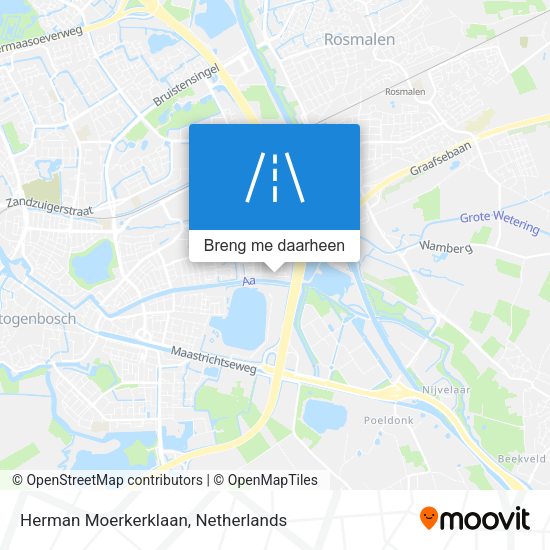 Herman Moerkerklaan kaart