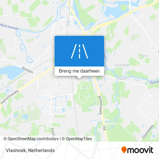 Vlashoek kaart