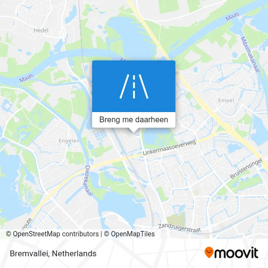 Bremvallei kaart