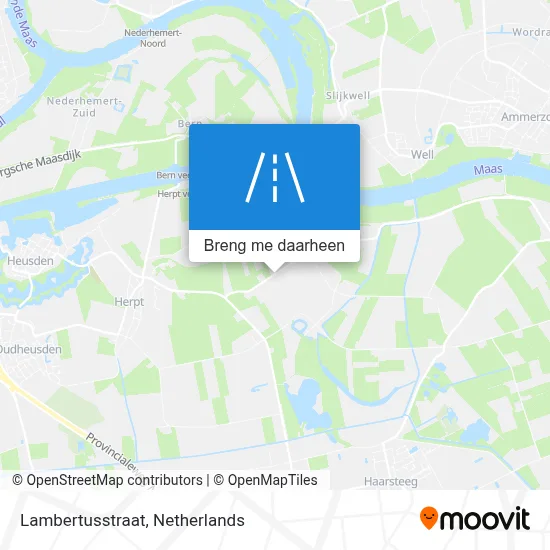 Lambertusstraat kaart