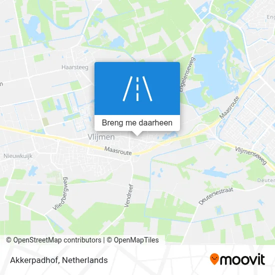 Akkerpadhof kaart