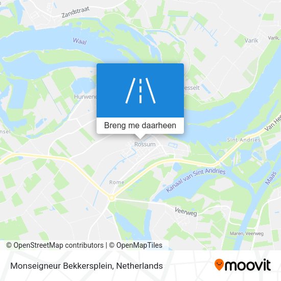 Monseigneur Bekkersplein kaart