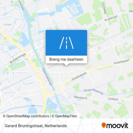 Gerard Bruningstraat kaart
