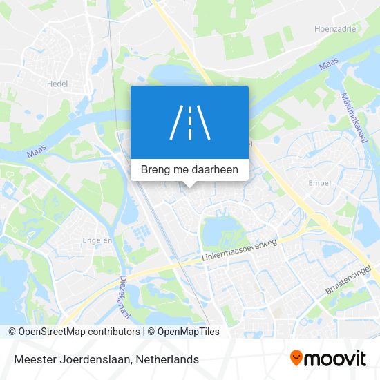 Meester Joerdenslaan kaart