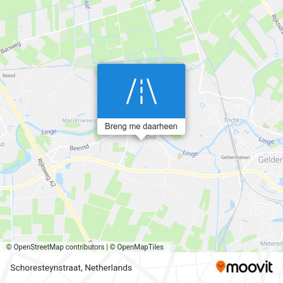 Schoresteynstraat kaart