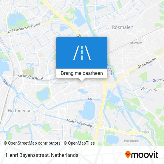 Henri Bayensstraat kaart