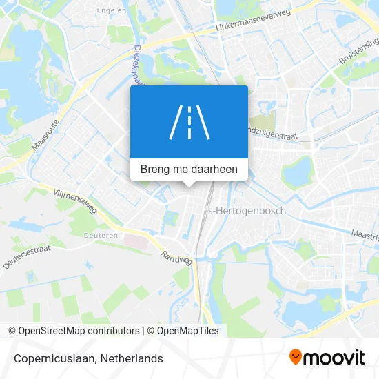 Copernicuslaan kaart