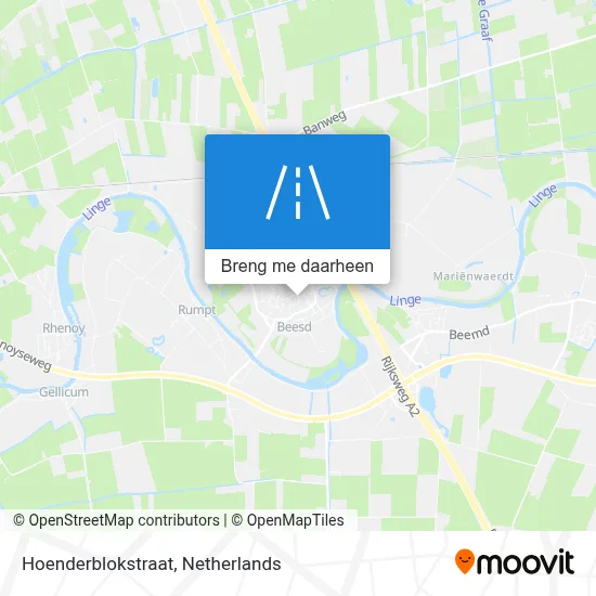 Hoenderblokstraat kaart