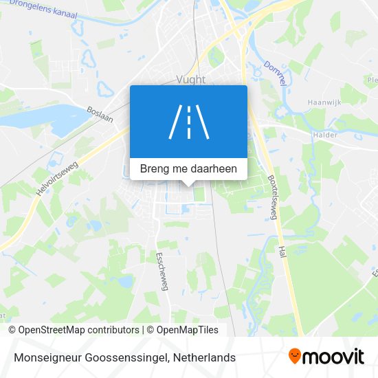 Monseigneur Goossenssingel kaart