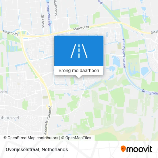 Overijsselstraat kaart