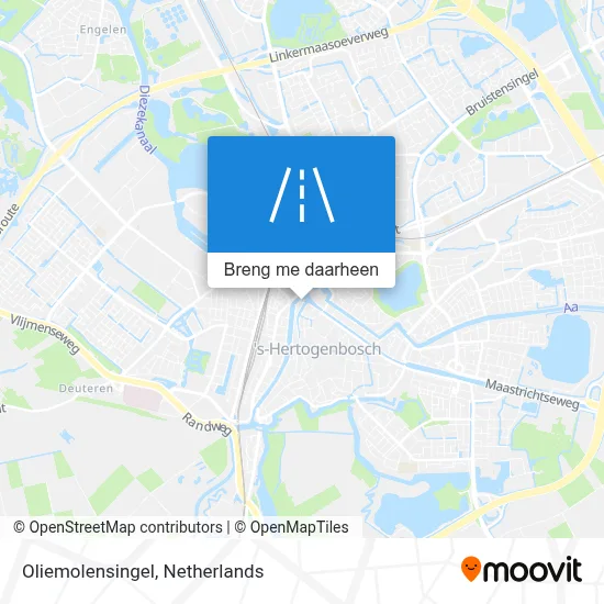 Oliemolensingel kaart