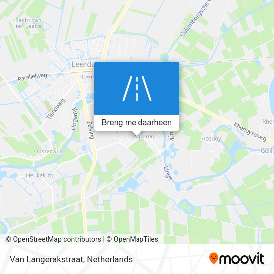 Van Langerakstraat kaart