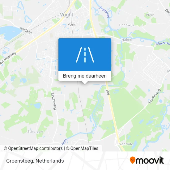 Groensteeg kaart