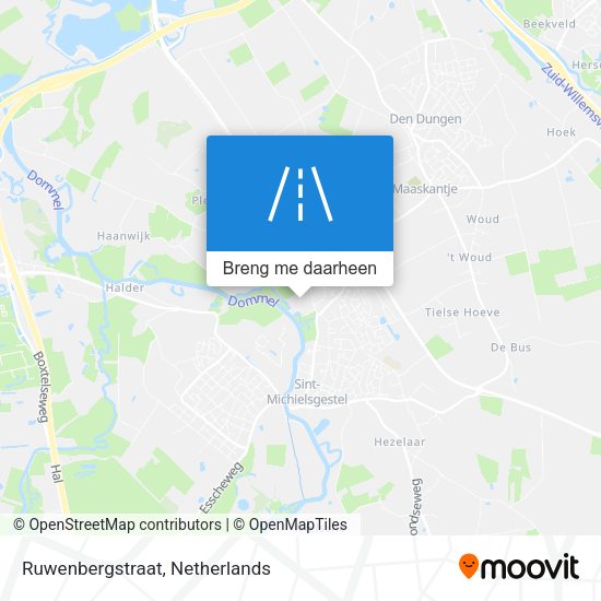 Ruwenbergstraat kaart