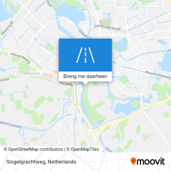 Singelgrachtweg kaart