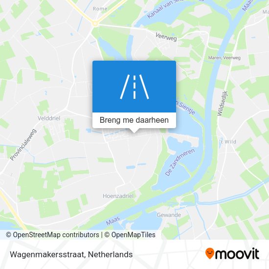 Wagenmakersstraat kaart