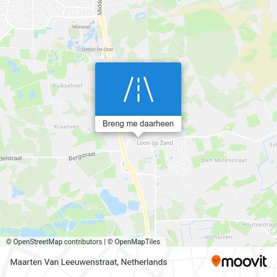 Maarten Van Leeuwenstraat kaart