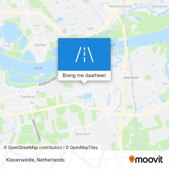 Klaverweide kaart